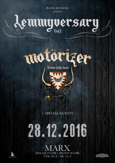 Motörizer Motörhead Tribute Band Lemmyversary 1
